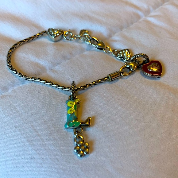 Sterling silver Pandora charm bracelet - Picture 1 of 2